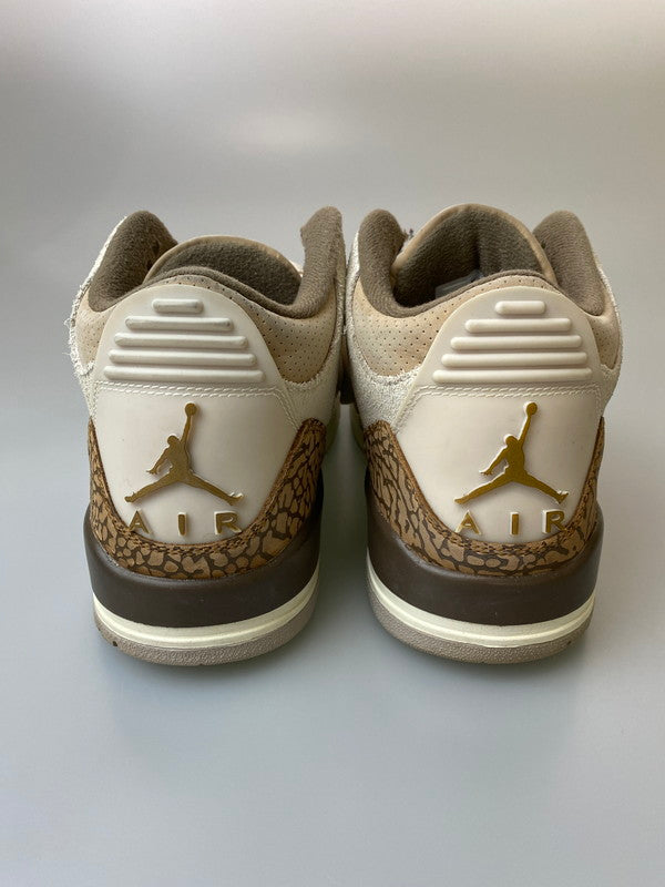 【中古品】【メンズ】 NIKE ナイキ CT8532-102 AIR JORDAN 3 RETRO SNEAKER エアジョーダン スニーカー シューズ 靴 160-240818-ab-11-min サイズ：27cm カラー：ホワイト/ブラウン系 万代Net店