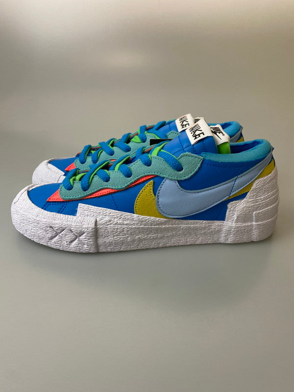 【中古美品】【メンズ】 NIKE ナイキ SACAI KAWS DM7901-400 BLAZER LOW SNEAKER ブレザー スニーカー シューズ 靴 160-240818-ab-5-min サイズ：26cm カラー：NEPTUNE BLUE/BLUECAP-WHITE 万代Net店