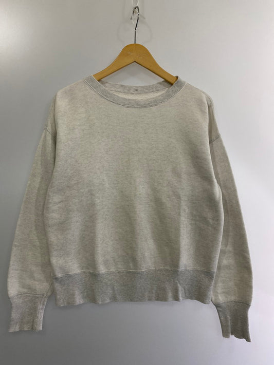 【中古品】【メンズ】  VINTAGE 長リブ セットインスリーブ 50S SOLID SWEATSHIRT 50年代ソリッドスウェットシャツ トップス スウェット 146-240819-jt-14-min サイズ：サイズ不明 カラー：ホワイト系 万代Net店