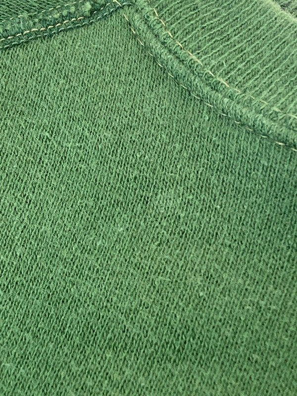 【中古品】【メンズ】  VINTAGE ヴィンテージ 60-70S SOLID RAGLAN SWEATSHIRT GREEN ソリッド ラグランスウェットシャツ グリーン メンズ 長袖トップス 146-240822-em-12-min カラー：グリーン 万代Net店