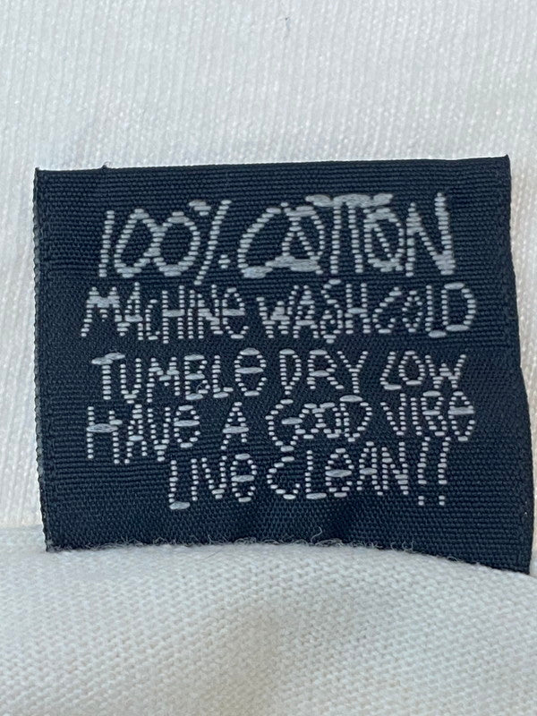 【中古品】【メンズ】 STUSSY ステューシー 90’S BUILT FOR THE LONG HAUL TEE 90年代 Tシャツ トップス 142-240819-jt-12-min サイズ：M カラー：ホワイト 万代Net店