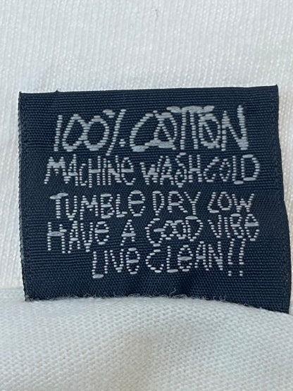 【中古品】【メンズ】 STUSSY ステューシー 90’S BUILT FOR THE LONG HAUL TEE 90年代 Tシャツ トップス 142-240819-jt-12-min サイズ：M カラー：ホワイト 万代Net店