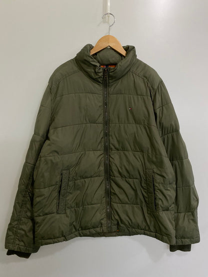 【中古品】【メンズ】 TOMMY HILFIGER トミーヒルフィガー DOWN JACKET ダウンジャケット アウター 長袖 146-240829-ma-18-min サイズ：XL カラー：オリーブ 万代Net店