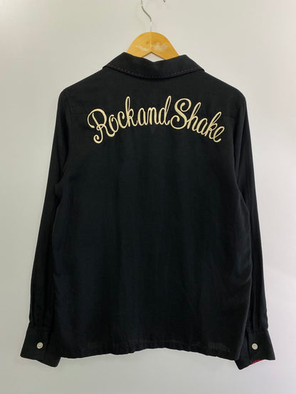 【中古品】【メンズ】 WACKO MARIA ワコマリア 50’S L S SHIRT 長袖シャツ メンズトップス 142-240902-em-8-min サイズ：S カラー：ブラック 万代Net店