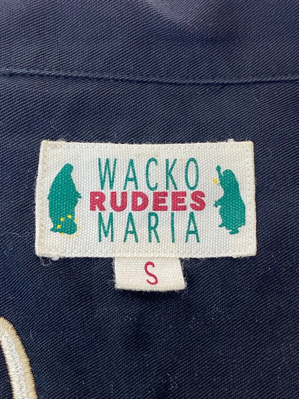 【中古品】【メンズ】 WACKO MARIA ワコマリア 50’S L S SHIRT 長袖シャツ メンズトップス 142-240902-em-8-min サイズ：S カラー：ブラック 万代Net店