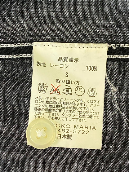 【中古品】【メンズ】 WACKO MARIA ワコマリア 50’S L S SHIRT 長袖シャツ メンズトップス 142-240902-em-8-min サイズ：S カラー：ブラック 万代Net店