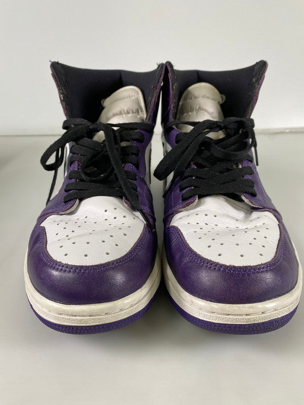 【中古品】【メンズ】 NIKE ナイキ AIR JORDAN 1 RETRO HIGH OG 555088-500 エア ジョーダン 1 レトロ ハイ スニーカー 靴 160-240819-yn-30-min サイズ：32.0cm US14 カラー：COURT PURPLE/BLACK-WHITE 万代Net店