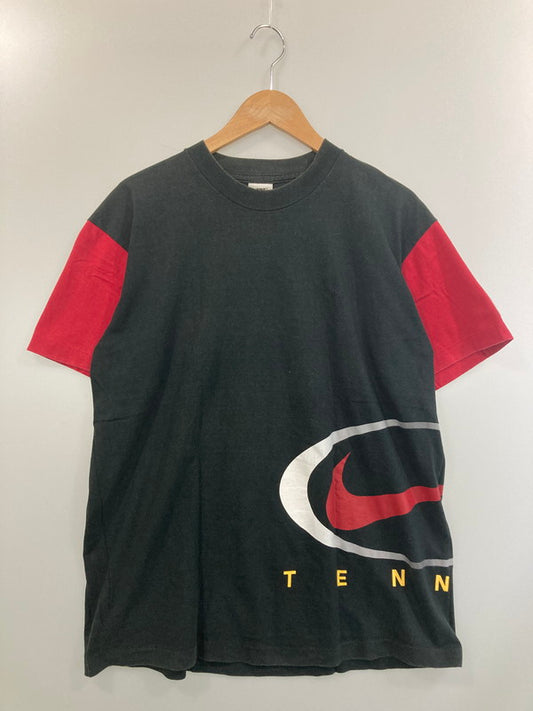 【中古品】【メンズ】 NIKE ナイキ S/S PRINT TEE ショートスリーブTシャツ 半袖Tシャツ トップス 146-240819-yn-13-min サイズ：XL カラー：ブラック/レッド 万代Net店