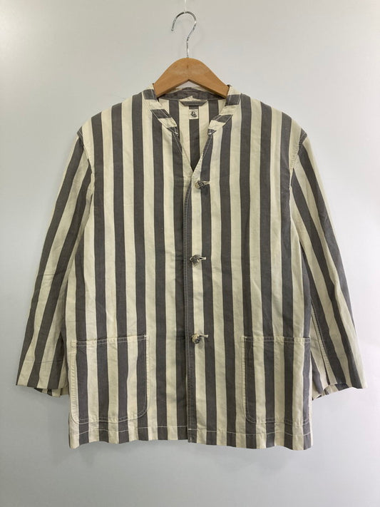 【中古品】【メンズ】 KAPTAIN SUNSHINE KS7SJK03 17SS NIGHT JACKET キャプテンサンシャイン ナイトジャケット トップス シャツ 140-240819-jt-18-min サイズ：36 カラー：ホワイト/グレー 万代Net店