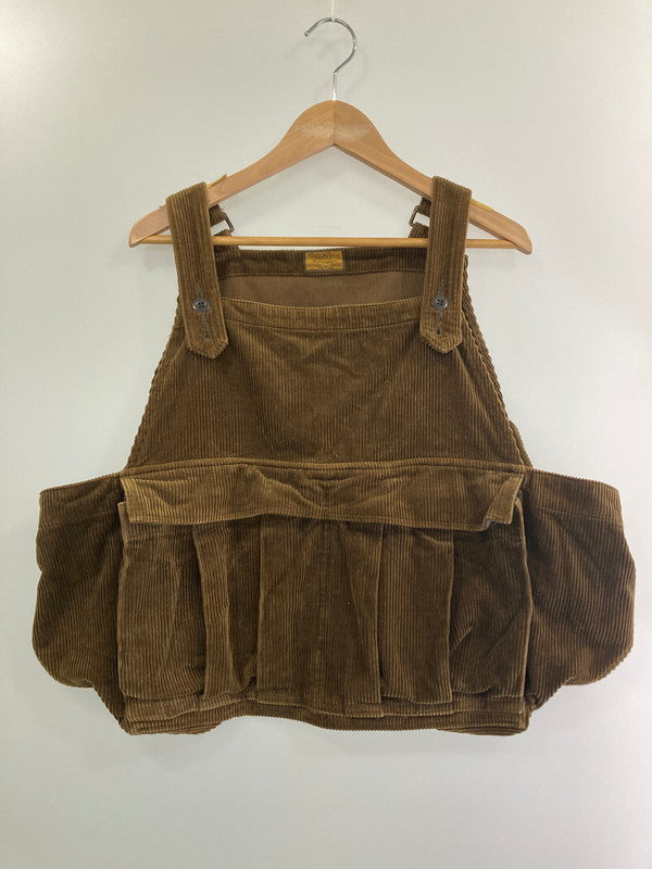 【中古品】【メンズ】 BROWN by 2-tacs ブラウンバイツータックス CORDUROY SEED IT VEST コーデュロイ シードイット ベスト メンズトップス  140-240822-em-1-min サイズ：フリー カラー：ブラウン 万代Net店