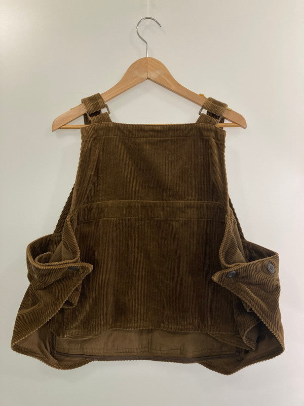 【中古品】【メンズ】 BROWN by 2-tacs ブラウンバイツータックス CORDUROY SEED IT VEST コーデュロイ シードイット ベスト メンズトップス  140-240822-em-1-min サイズ：フリー カラー：ブラウン 万代Net店