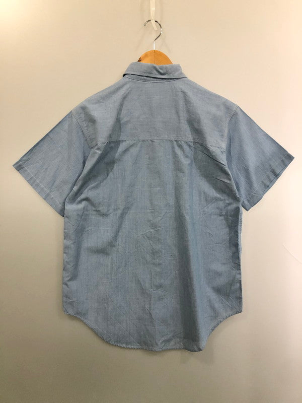【中古品】【メンズ】 PEPSI EXPRESS ペプシ・エクスプレス 企業系 シャンブレーワークシャツ 146-260423-zi-19-min サイズ：S カラー：ライトブルー系 万代Net店