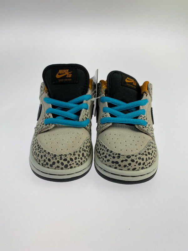 【未使用品】【キッズ】 NIKE ナイキ SB HF7840-001 DUNK LOW PRO OLY TD ELECTRIC SAFARI PHANTOM AND BLACK ダンク ロー プロ スニーカー シューズ 靴 166-240823-me-08-min サイズ：14.0cm　8C カラー：PHANTOM/BLACK-BLACK-MONARCH 万代Net店