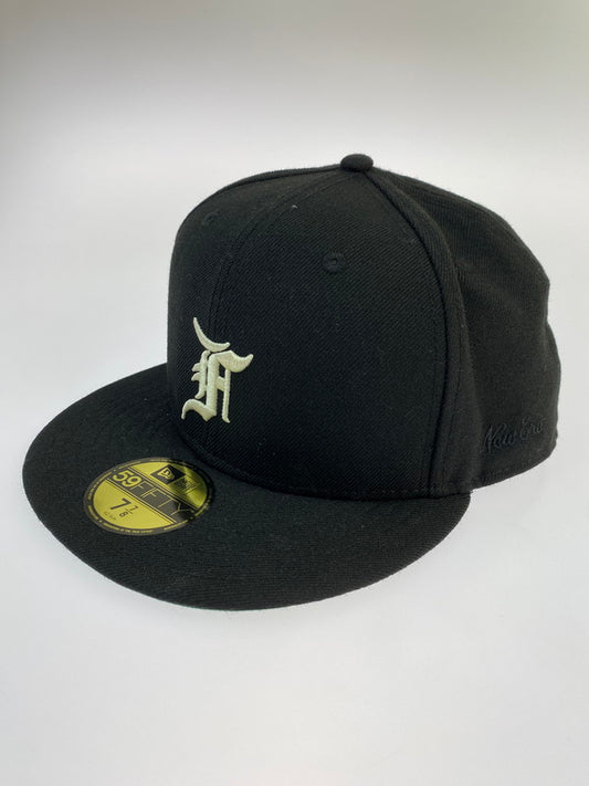 【中古品】【メンズ/レディース】 NEW ERA ニューエラ FITTED CAP 59FIFTY フィフティーナインフィフティー フィッテッド キャップ 帽子 185-240827-em-3-min サイズ：62.5cm カラー：ブラック 万代Net店