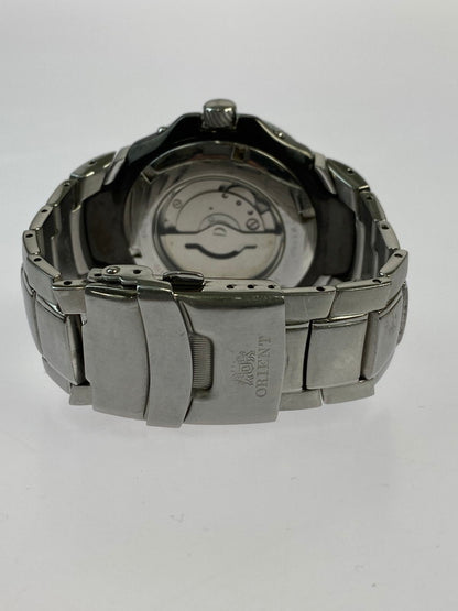 【中古品】【メンズ】 ORIENT オリエント EZ05-FO 自動巻き腕時計 197-241014-AS-7-min カラー：シルバー ブラック文字盤 万代Net店