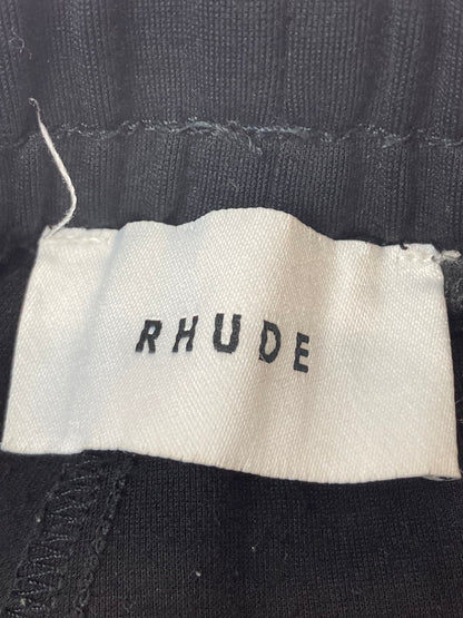 【中古品】【メンズ】  RHUDE ルード SIDE LINE TRACK PANTS サイド ライン トラックパンツ  ボトムス パンツ 153-240819-jt-32-min サイズ：XL カラー：ブラック  万代Net店