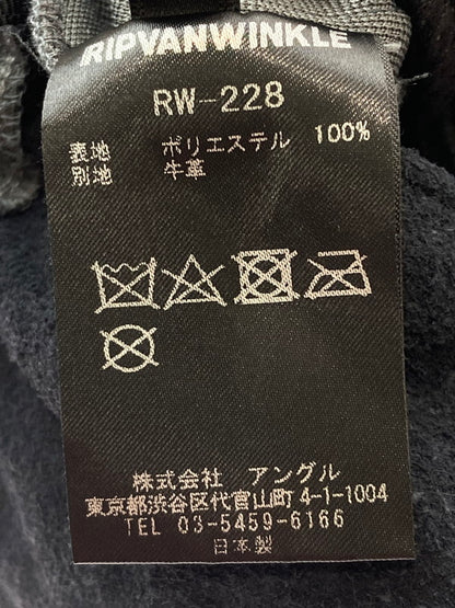 【中古品】【メンズ】 ripvanwinkle リップヴァンウィンクル RIPVANWINKLE RW-228 20SS LEATHER LINE JERSEY PANTS ジャージ パンツ 151-241004-cn-10-min サイズ：5 カラー：グレー系 万代Net店