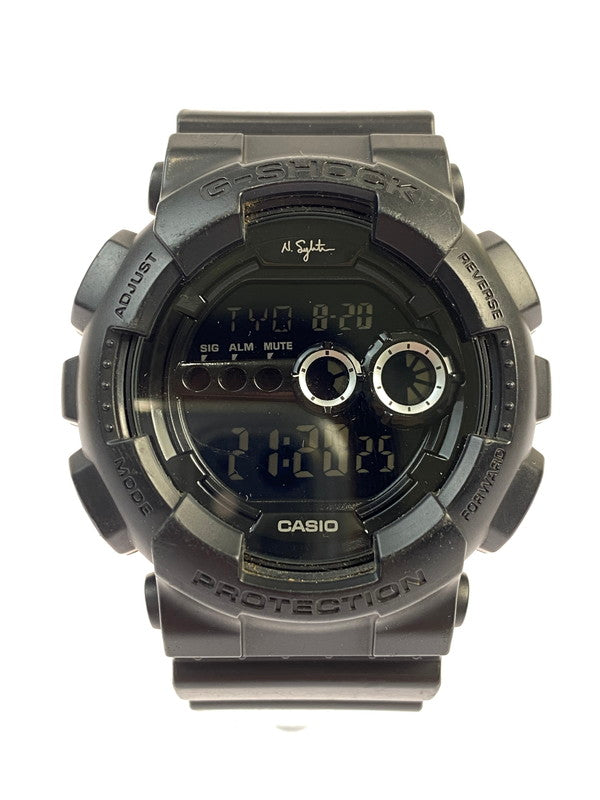 【中古品】【メンズ】 G-SHOCK ジーショック ×NIGEL SYLVESTER GD-101NS-1JR 30周年コラボモデルデジタル クォーツ腕時計 ウォッチ 196-240823-me-18-min カラー：ブラック 万代Net店