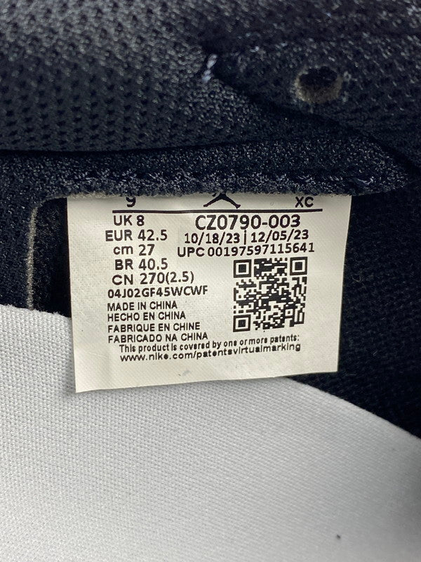 【LIFTる。景品】【中古】【メンズ】 NIKE ナイキ AIR JORDAN 1 RETRO LOW OG CZ0790-003 エア ジョーダン 1 レトロ ロー スニーカー 靴 160-240822-yn-12-min サイズ：27.0cm US9 カラー：BLACK/MEDIUM GREY-WHITE 万代Net店