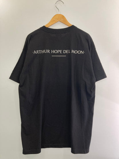 【中古品】【メンズ】  ARTHUR HOPE DEL MOON アーサー・ホープ・デル・ムーン AHDM-0002 AHDM BAY SIDE HEAVY WEIGHT TEE 2 Tシャツ トップス 140-240824-ks-25-min サイズ：XL カラー：ブラック 万代Net店