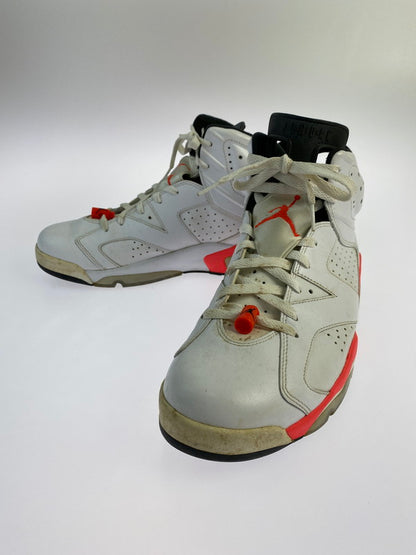 【現状渡し品】【メンズ】 NIKE ナイキ 384664-123 AIR JORDAN ６ RETRO WHITE INFRA RED  (2014) エアジョーダン 6 レトロ スニーカー シューズ 靴 160-240823-me-06-min サイズ：30.0cm カラー：WHITE/INFRA RED 万代Net店