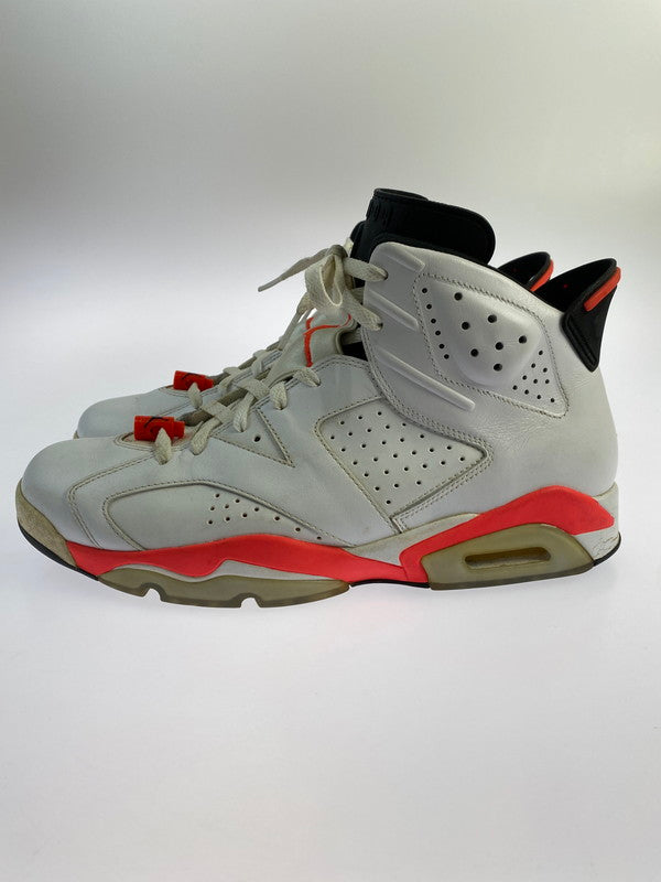 【現状渡し品】【メンズ】 NIKE ナイキ 384664-123 AIR JORDAN ６ RETRO WHITE INFRA RED  (2014) エアジョーダン 6 レトロ スニーカー シューズ 靴 160-240823-me-06-min サイズ：30.0cm カラー：WHITE/INFRA RED 万代Net店