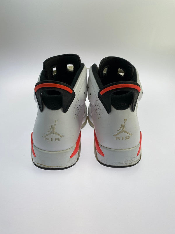 【現状渡し品】【メンズ】 NIKE ナイキ 384664-123 AIR JORDAN ６ RETRO WHITE INFRA RED  (2014) エアジョーダン 6 レトロ スニーカー シューズ 靴 160-240823-me-06-min サイズ：30.0cm カラー：WHITE/INFRA RED 万代Net店