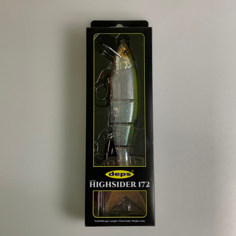 【中古品】 deps デプス NEWハイサイダー172 #05 オーロラチャートバック ルアー 釣り フィッシィング 135-260330-em-08-min 万代Net店