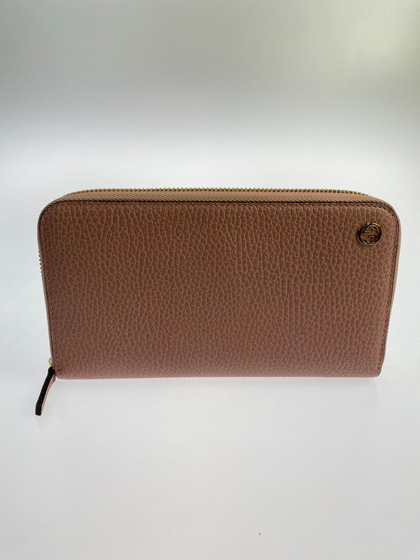 【LIFTる。景品】【中古品】【レディース】 GUCCI グッチ LONG WALLET 449347 インターロッキングG ラウンドファスナーロングウォレット 長財布 181-240830-yn-12-min カラー：グッチ 万代Net店