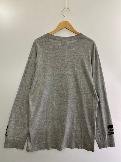 【中古品】【メンズ】 ZERO TRAINWRECK ゼロトレインレック 90S DEATHBOX SKATEBOARDS L S T-SHIRT 90年代 デスボックス スケートボード ロングスリーブ Tシャツ トップス 長袖 146-240825-ma-11-min サイズ：サイズ不明 カラー：グレー 万代Net店