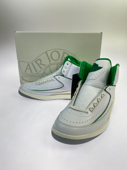 【未使用品】【メンズ】 NIKE ナイキ AIR JORDAN 2 RETRO DR8884-103 エアジョーダン 2 レトロ スニーカー 靴 160-251213-kk-04-min カラー：WHITE/LUCKY GREEN-SAIL-LT STEEL GREY 万代Net店