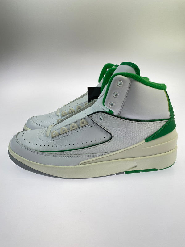 【未使用品】【メンズ】 NIKE ナイキ AIR JORDAN 2 RETRO DR8884-103 エアジョーダン 2 レトロ スニーカー 靴 160-251213-kk-04-min カラー：WHITE/LUCKY GREEN-SAIL-LT STEEL GREY 万代Net店