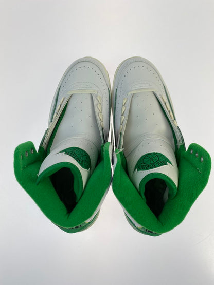 【未使用品】【メンズ】 NIKE ナイキ AIR JORDAN 2 RETRO DR8884-103 エアジョーダン 2 レトロ スニーカー 靴 160-251213-kk-04-min カラー：WHITE/LUCKY GREEN-SAIL-LT STEEL GREY 万代Net店