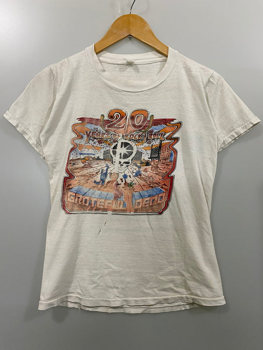 【現状渡し品】【メンズ】 GREATFUL DEAD グレイトフル・デッド TRUE CONFESSIONS TOUR 20 YEARS OF ROCK N' ROLL TEE Tシャツ トップス 146-240824-ks-19-min サイズ：不明 カラー：ホワイト 万代Net店