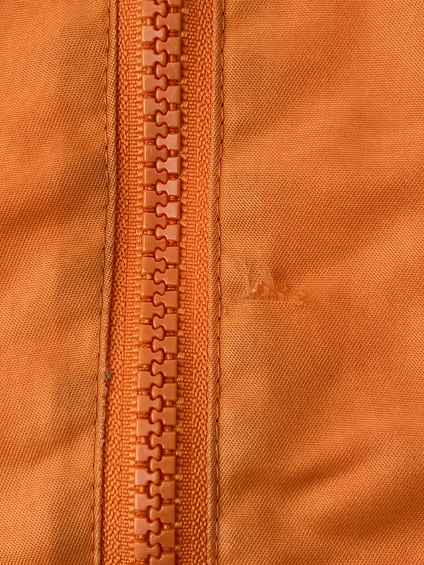 【中古品】【レディース】 HARLEY DAVIDSON ハーレーダビッドソン NYLON ANORAK PARKA ナイロンアノラックパーカー 173-240831-ks-19-min サイズ：100 カラー：オレンジ 万代Net店