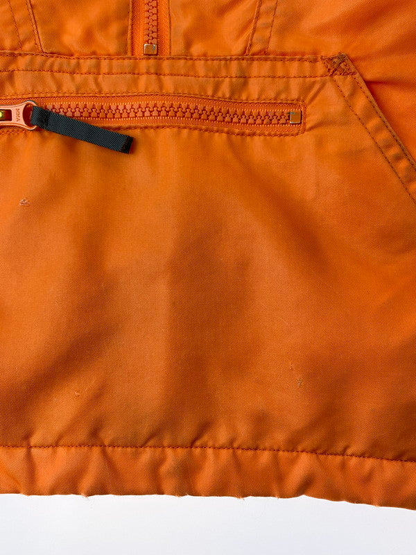 【中古品】【レディース】 HARLEY DAVIDSON ハーレーダビッドソン NYLON ANORAK PARKA ナイロンアノラックパーカー 173-240831-ks-19-min サイズ：100 カラー：オレンジ 万代Net店