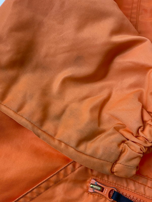 【中古品】【レディース】 HARLEY DAVIDSON ハーレーダビッドソン NYLON ANORAK PARKA ナイロンアノラックパーカー 173-240831-ks-19-min サイズ：100 カラー：オレンジ 万代Net店