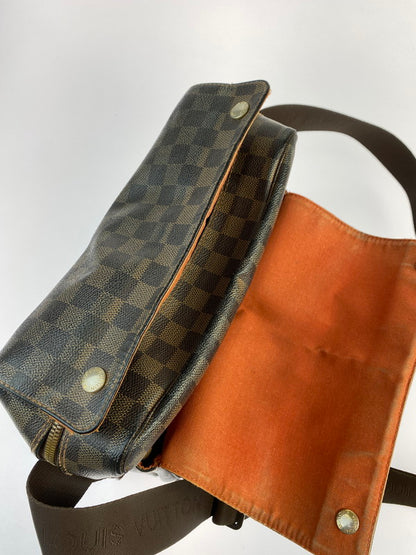 【現状渡し品】【メンズ/レディース】 LOUIS VUITTON ルイ・ヴィトン ダミエ ナヴィグリオ N45255 SR0075 ショルダーバッグ メッセンジャーバッグ カバン 179-240902-yn-13-min カラー：ブラウン 万代Net店