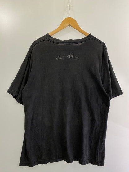 【中古品】【メンズ】  NIRVANA 1998 KURT COBAIN MEMORIAL TEE ニルヴァーナ 1998年 カートコバーン メモリアルTシャツ トップス 半袖 146-240825-ma-09-min サイズ：L カラー：ブラック 万代Net店