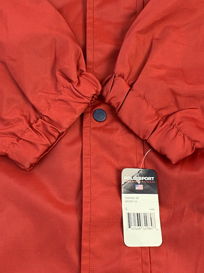 【中古品】【メンズ】 POLO SPORTS ポロスポーツ ZIP UP HOODED JACKET ジップアップ フーデッド ジャケット アウター 146-240827-yn-08-min サイズ：L カラー：レッド系 万代Net店