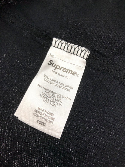【中古品】【メンズ】 Supreme シュプリーム 22AW LAYERED HOODED L/S TOP BLACK レイヤード フーデッド ロングスリーブ トップ 149-251210-rt-03-tag サイズ：L カラー：ブラック 万代Net店