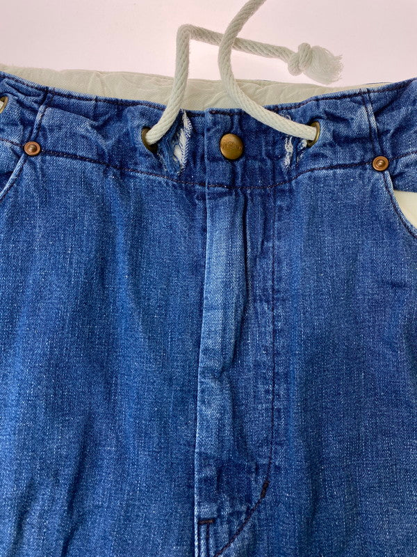 【中古品】【メンズ】 orSlow オアスロウ DENIM CARGO SHORTS デニムカーゴショーツ ズボン ボトムス 151-240829-ma-03-min サイズ：3 カラー：インディゴ 万代Net店