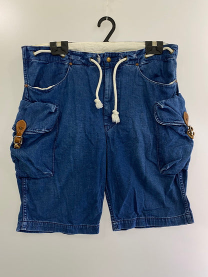 【中古品】【メンズ】 orSlow オアスロウ DENIM CARGO SHORTS デニムカーゴショーツ ズボン ボトムス 151-240829-ma-03-min サイズ：3 カラー：インディゴ 万代Net店