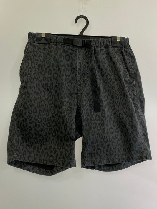 【中古品】【メンズ】  GRAMICCI×RHC RON HERMAN グラミッチ×アールエイチシー ロンハーマン GMP3-S2088 LEOPARD SHORTS 別注 レオパードショーツ ズボン ボトムス 155-240829-ma-24-min サイズ：M カラー：ダークグレー 万代Net店