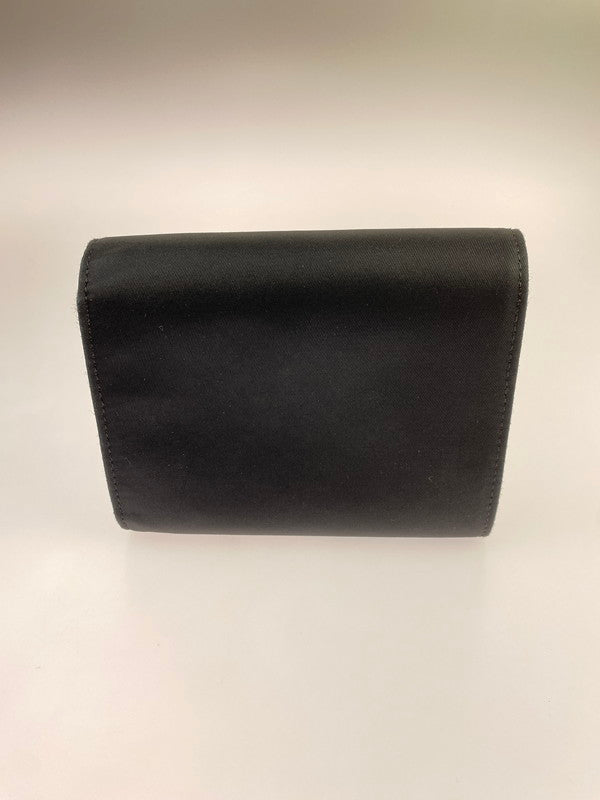 【中古品】【メンズ/レディース】 PRADA プラダ WALLET M170 テスートナイロン 二つ折財布 181-240906-yn-15-min カラー：ブラック 万代Net店