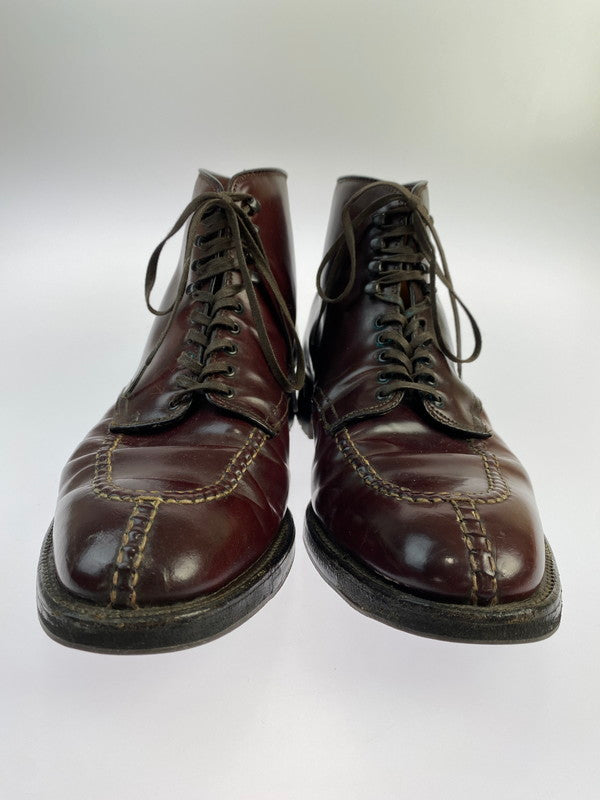 【中古品】【メンズ】 ALDEN オールデン SHELL CORDVAN TANKER BOOTS 45152HC コードバン タンカーブーツ 靴 164-240830-yn-09-min サイズ：10 1/2 カラー：ブラウン系 万代Net店