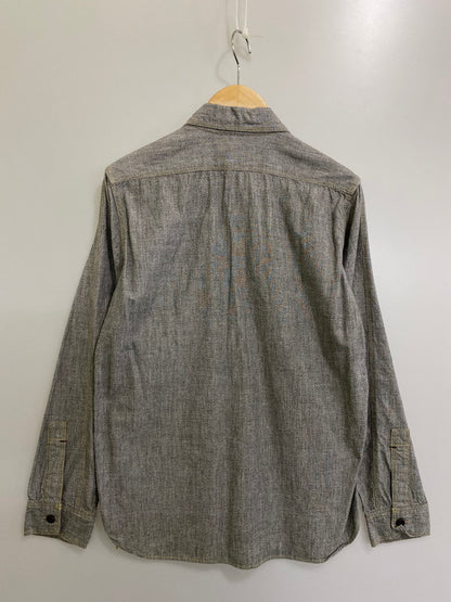 【中古品】【メンズ】  FREEWHEELERS フリーホイーラーズ NEAL CASSADY RAIL ROAD WORK SHIRT ニール・キャサディ レイルロード ワークシャツ トップス 長袖 145-240829-ma-15-min サイズ：15 カラー：グレー 万代Net店