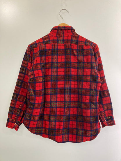 【中古品】【メンズ】 PENDLETON ペンドルトン 70’S WOOL CHECK SHIRT 70年代 ウール チェックシャツ トップス 長袖 144-240829-ma-08-min サイズ：L カラー：マルチ 万代Net店