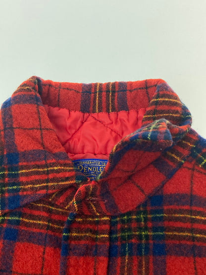 【中古品】【メンズ】 PENDLETON ペンドルトン 70’S WOOL CHECK SHIRT 70年代 ウール チェックシャツ トップス 長袖 144-240829-ma-08-min サイズ：L カラー：マルチ 万代Net店