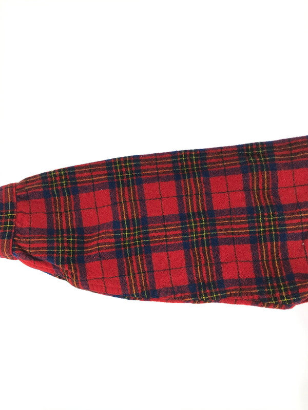 【現状渡し品】【メンズ】 PENDLETON ペンドルトン USA製 70's WOOL CHECK SHIRT 70年代 ウール チェックシャツ 長袖シャツ ヴィンテージ 144-251214-rt-01-tag サイズ：L カラー：レッド 万代Net店
